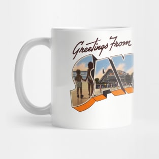 Greetings from Savin Rock Connecticut Mug